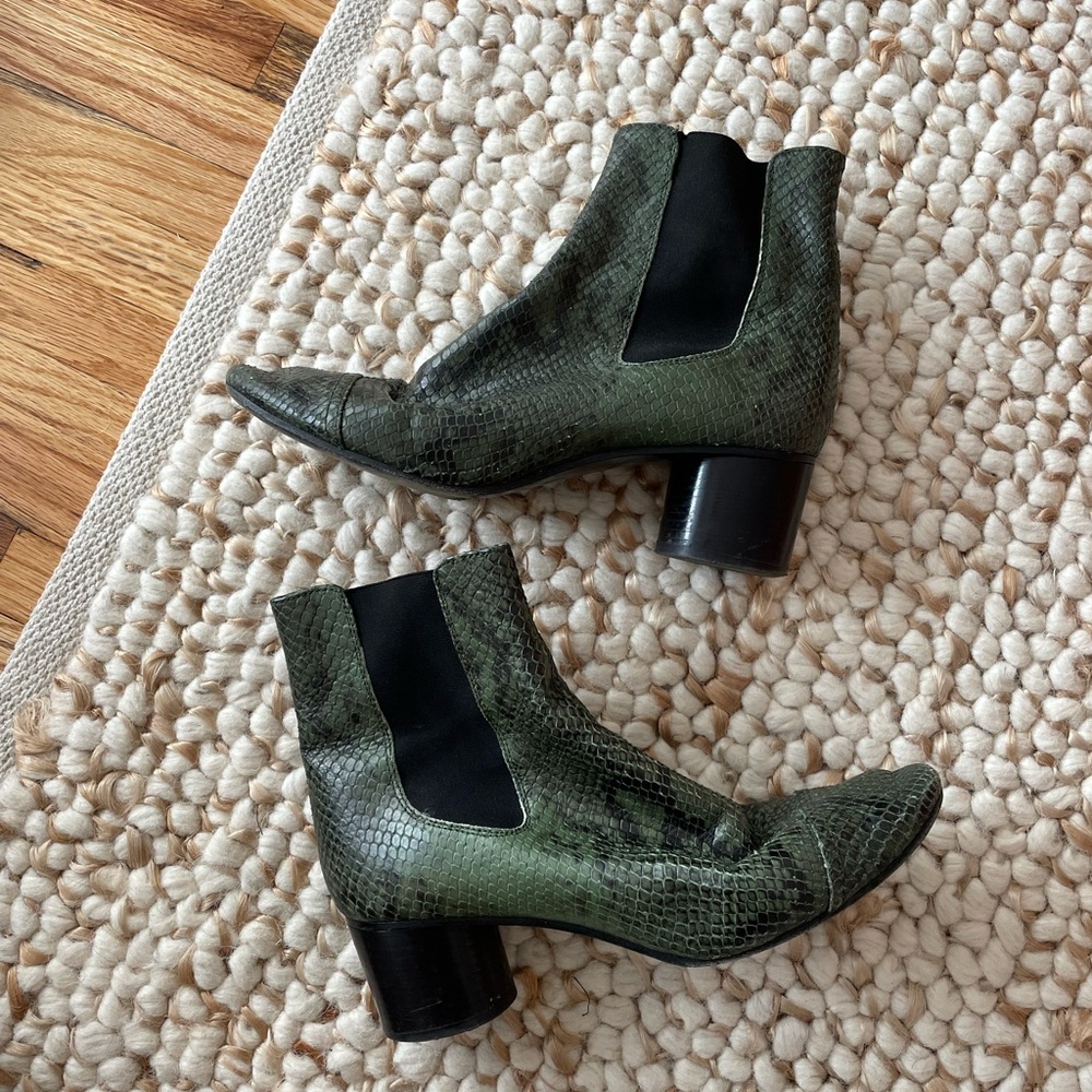 Isabel Marant Snakeskin Ankle Boot